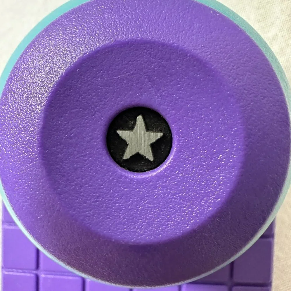 Paper Press and Punch Interchangeable Base with Star Punch